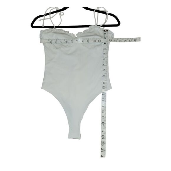 Revolve Super Down Penelope Bodysuit White One Piece XS - Picture 7 of 12